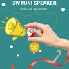 sodomi 1.77 Inch Mini Speaker Bluetooth 5.0 Wireless with Lanyard,