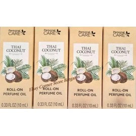 Personal Care 4x Thai Coconut Roll-On Perfume Oil 0.33 oz Each – Personal Care – NEW