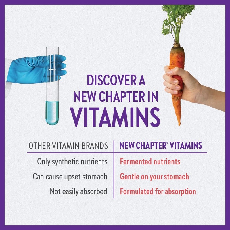 New Chapter Women's Multivitamin 50 Plus for Cellular Energy, Heart