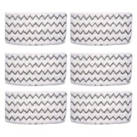 BIHARNT Paquete de 6 almohadillas de repuesto para mopa de vapor Shark S1000 S1000A S1000C S1000WM S10001C S1200