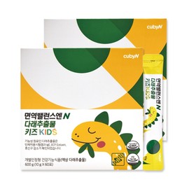 Cubie & Immune Balance Actinidia Extract Kids 60 sachets x 2 (total 2 months supply) / 큐비앤 면역밸런스엔 다래추출물 키즈 60포 x 2개 (총 2개월분)