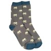 Purple Possum® Mens Socks Elephants Blue Grey Elephant Novelty Fun