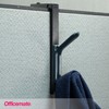 Officemate Double Coat Hooks for Cubicle Panels, Adjustable 1.25-3.5 Inch,