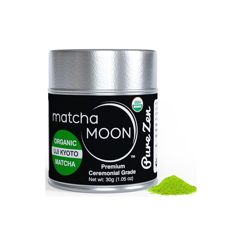 Matcha Moon Pure Zen Ceremonial Grade Matcha Powder - 30g