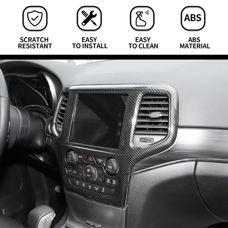 Hoolcar Center Console Navigation Panel Trim Middle Air Conditioning Vent