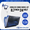 Snow Joe 24V Cordless Snow Shovel Kit with Blue Heat