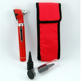 Valuemed ® Fibre Optic Pocket Otoscope Specula in 10's 20's 100's and 300 PCE Packs (Red Otoscope)