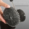 Scourer Stainless Steel Scourer Scourer Scouring Brush with Handle Scouring