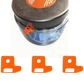 3-Pack Canister Opener Tool Compatible with BearVault Food Containers, Leverage Key with Paracord Handle, Emergency Accessory for Camping and Hiking Gear