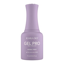 KIARA SKY Pro Hema-Free Gel Nail Polish, Moonlit Lilac, 0.5 Fl oz