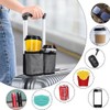 2Pcs Luggage Cup Holder for Suitcase Travel, 2-in-1 Drink Caddy