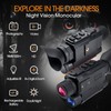 YUANZIMOO Head-Mounted Night Vision Monocular Digital Infrared Monocular