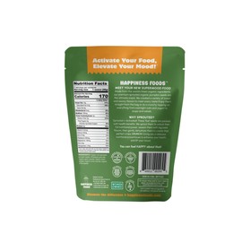 Happiness Foods™ Zesty Garlic – Sprouted Organic Pumpkin Seeds – High Protein, Certified USDA Organic, Non-GMO, Low Carb, Vegan, Gluten-Free, Dairy-Free Snacks for Gut Health– 7 oz