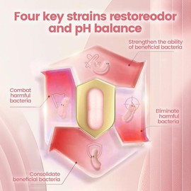 Women’s Probiotic Supplement – Supports Women’s Health, 60 Capsules (1 Packet)