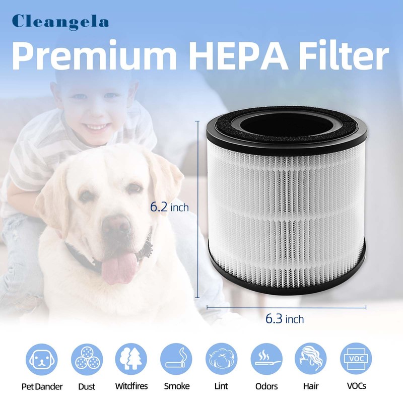 3139A Filter Replacement Compatible with BISSELL MYair Pro Air Purifier