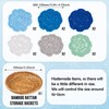 Handship 4 Inch Winter Crochet Lace Coasters Set of 12,