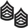 Marine Corps (USMC) chevron black Scratch Resistant GYSGT Gunnery Sergeant