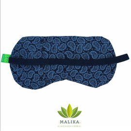 MALIKA - Antifaz Herbal- Elaborada con Semillas y Hierbas Aromáticas - Ideal para el Alivio de Ojos Hinchados, Dolor de Cabeza y Migrañas - Uso en Terapia de Frío/Calor (amibas)