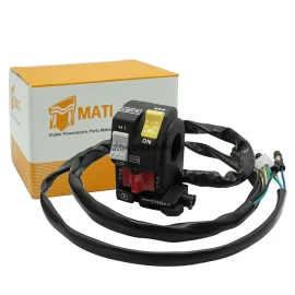 M MAT For Honda TRX300 TRX300FW 1988-1995 Handlebar Start Stop Light Kill Choke Switch