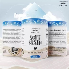 Pure Shilajit from Himalaya, Soft Resin, Extremely Potent, Natural Fulvic Acid