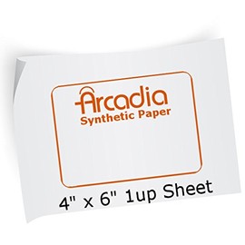 TeslinÂ® Synthetic Paper - for Inkjet Printers - Waterproof - Full Sheet 10 Mil | Pack of 100