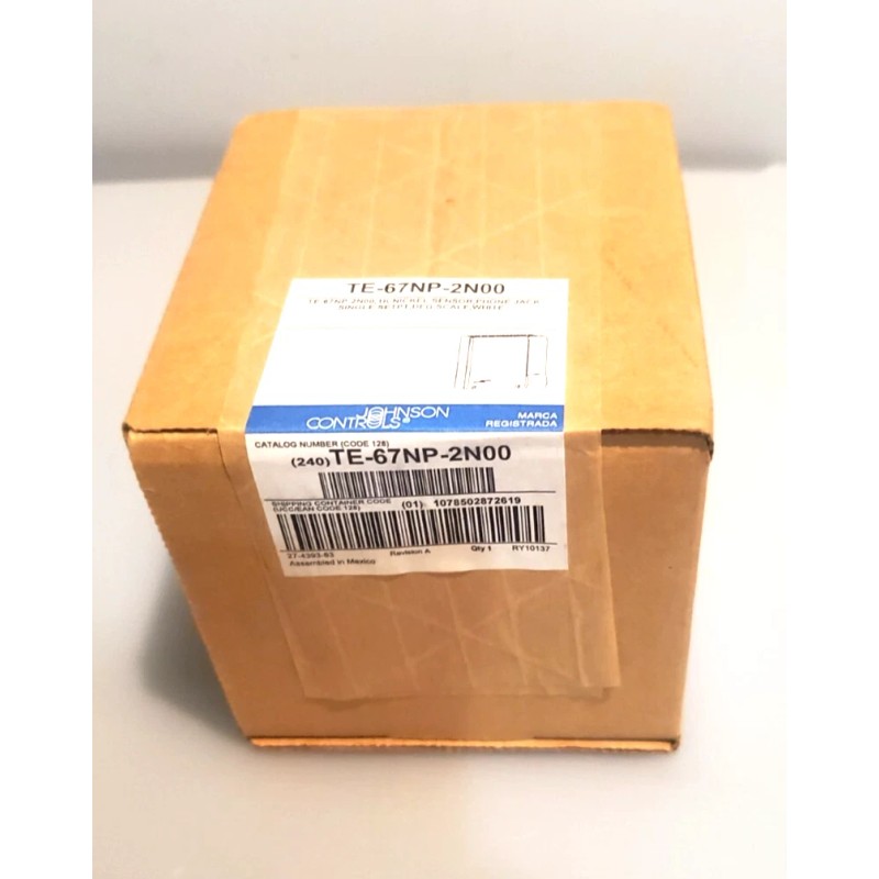 JOHNSON CONTROLS TE-67NP-2N00 Electronic Thermostat