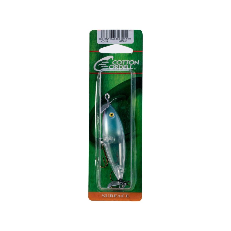 Cotton Cordell Crazy Shad Clear Blue Nose