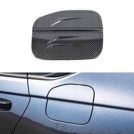 Carbon Fiber Exterior Trim Compatible with Honda Accord 2023 Accessories Car Fuel Tank Cover Trim Oil Gas Cap Exterior Decoration Sticker -Carbon Fiber Black