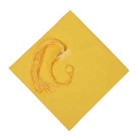 FtyFty Unisex Adult Matte Graduation Cap with Tassel Year Charm (Gold)