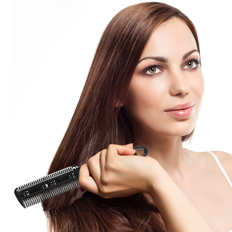 5Pcs Professional Trimmer Razor Dual Side Scissors for Hair Thinning,