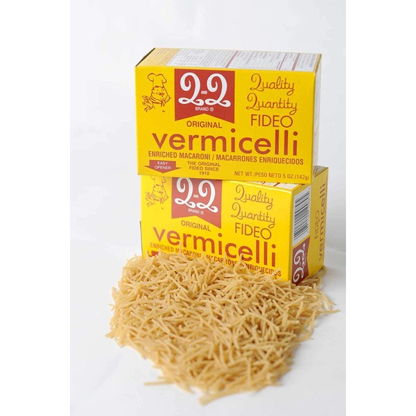 Q&Q Vermicelli Pasta (Fideo) Pack of 3 (Original - 5oz Box)