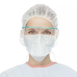 Halyard *50-Pieces* Halyard FluidShield ASTM 2 Expanded Chamber Surgical Mask 39123