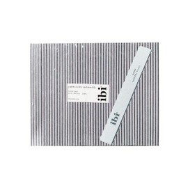 IBI 100 Jumbo Zebra Cushion File (100/100) for Professionals | Washable and Sanitizable Nail File | 100 Grit (50PCS)