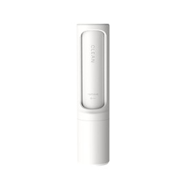 Charmoon Clothes Brush, Rotatable, No Washing, Pet, Dust, Pollen, Stylish, Compact, Lightweight (White)