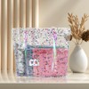 TotePrint Transparent Glitter PVC Beach Bag, 30 x 28 x