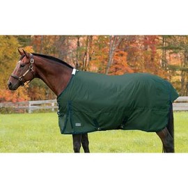Rider's International Supreme Medium-Weight Turnout Blanket, Color: Hunter/Navy, Size: 74