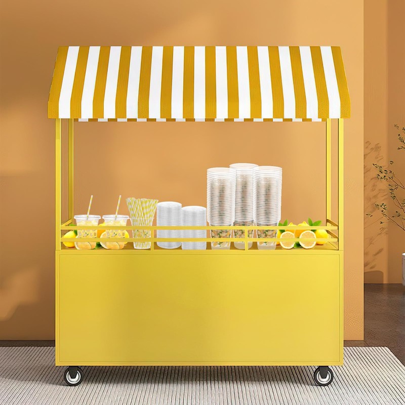 Foxtell Lemonade Stand Supplies Include 8.5L Plastic Drink Dispenser with