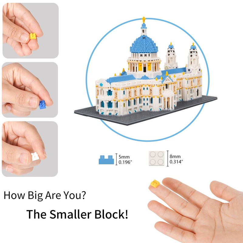 Geniteen Building Blocks Set, St Paul's Cathedral Model Building Kit