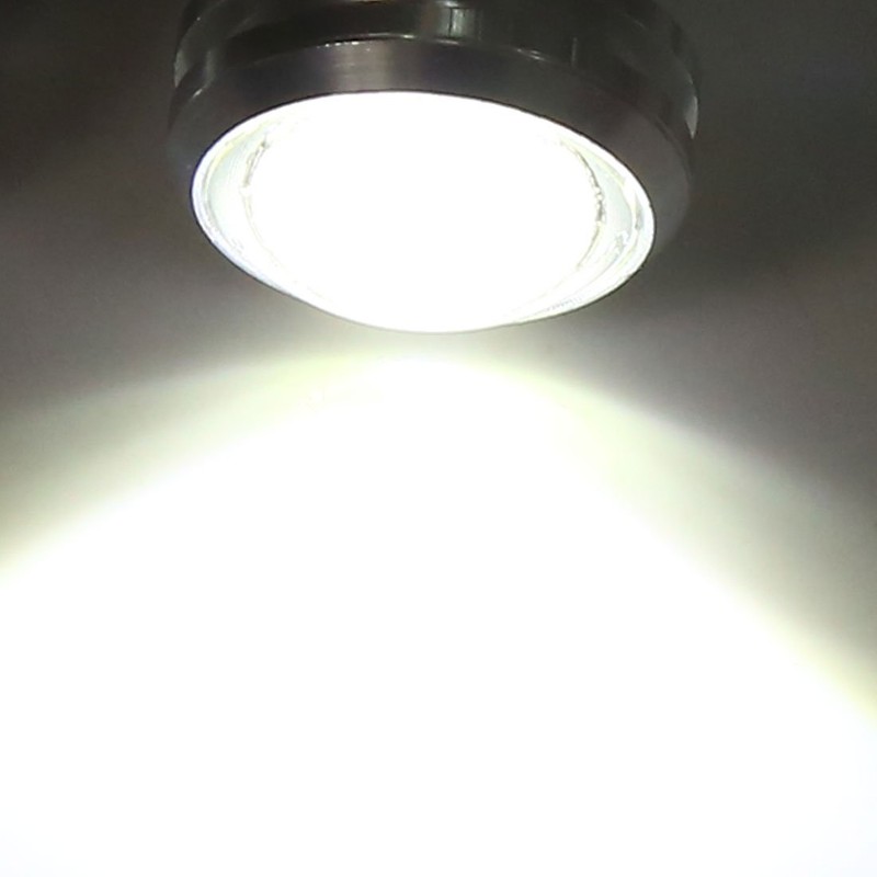 uxcell 2pcs 23mm White LED Daytime Running DRL Light Backup