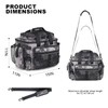Rabjen Fishing Tackle Bag with Rod Holders & Cooler Main