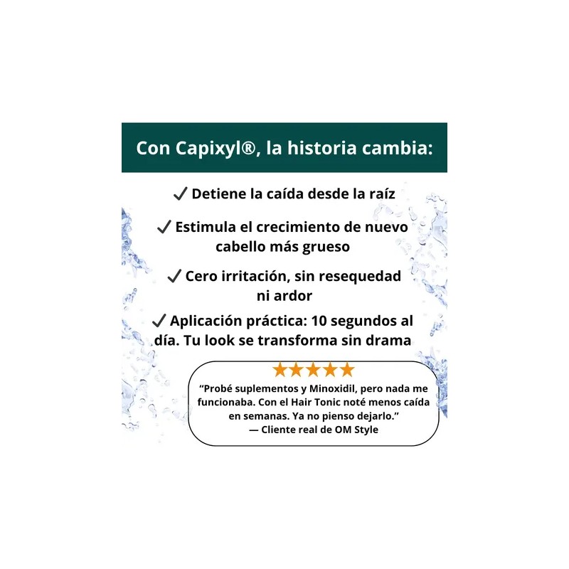 Kit 2 Tónico Capilar Crecimiento Cabello Anticaída Capixyl