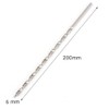 Spiral Drill Bit 6 mm, HSS Extra Long 200 mm