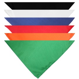 Qraftsy Dog Bandana Scarf Triangle Bibs for Any Size Puppies, Dogs and Cats (Hot
