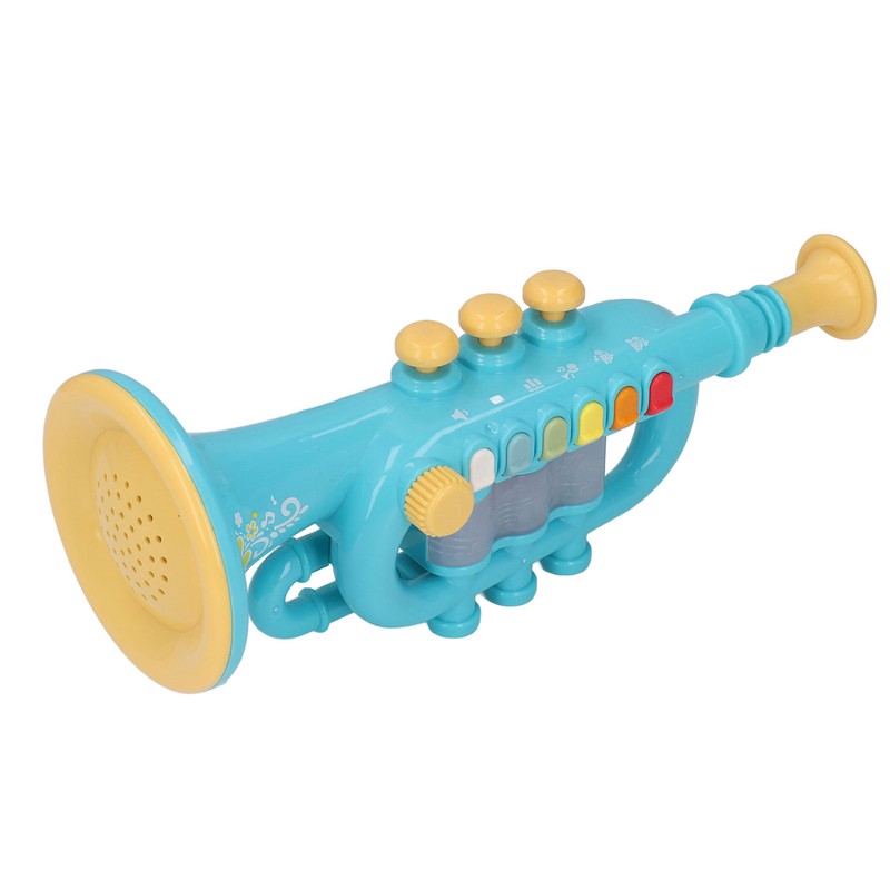 Horn Toy Simulation Design Dynamic Lighting Effect Musical Instrument Horn