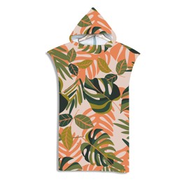 LOMTRATS Quick-drying Surf Poncho, Changing Towel, Bathrobe, Sports Towels for Swimmers,Hoodie for Adults,Swimming,Beach,Surfing,Diving,Bathing（Adult-L）