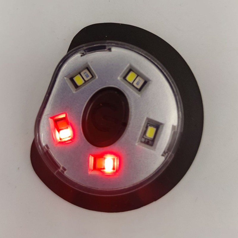 Clip On Flashlight Rechargeable 5 LEDs Hands Free 50 Lumens