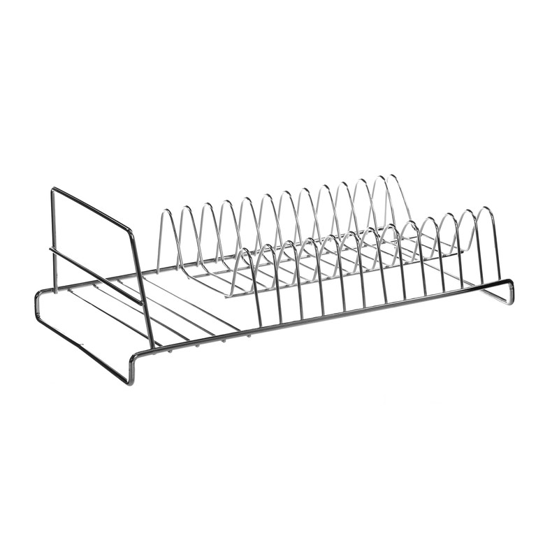 Premier Housewares 12 Plate Dish Drainer - Chrome