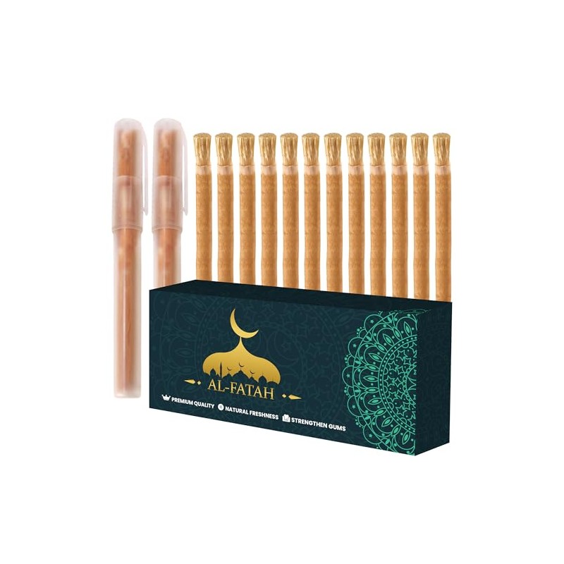 Al Fatah Sewak Miswak (cepillo de dientes natural tradicional) (paquete