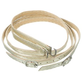 ARTIBETTER Shoe Strap Extender Detachable Ankle Straps PU Leather Anti-Loose Shoelace for Heel (Gold) Shoe Straps