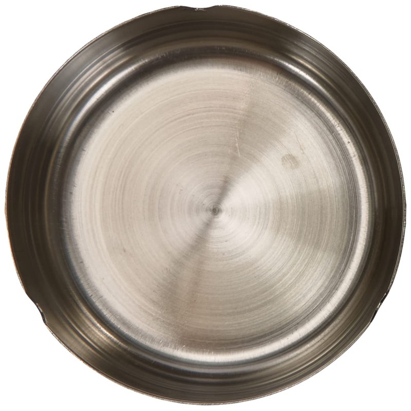 Equinox 502711 Aschenbecher Edelstahl, silberfarben, 9,80 x 9,80 x 3,5